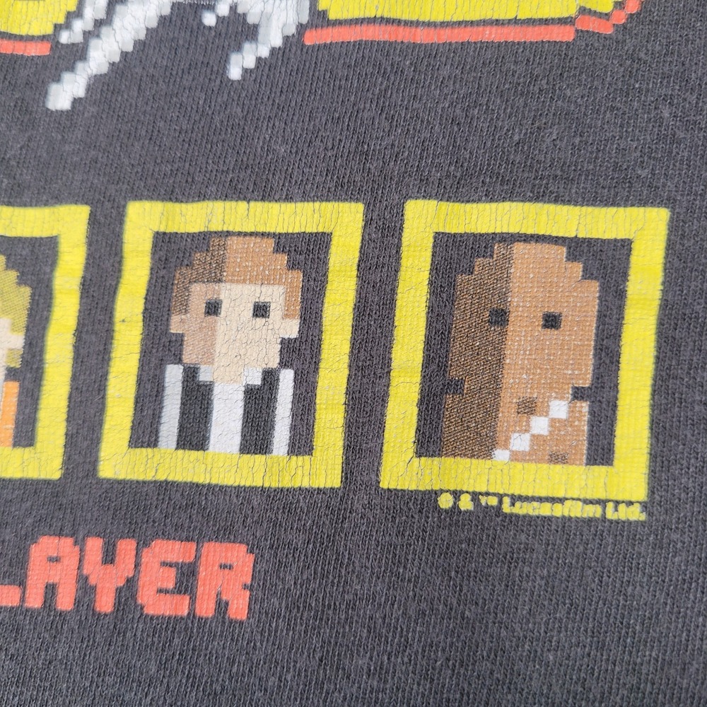 Star Wars T-Shirt Mens S Black Pixel Art Choose Your Player Graphic Tee - Picture 4 of 9